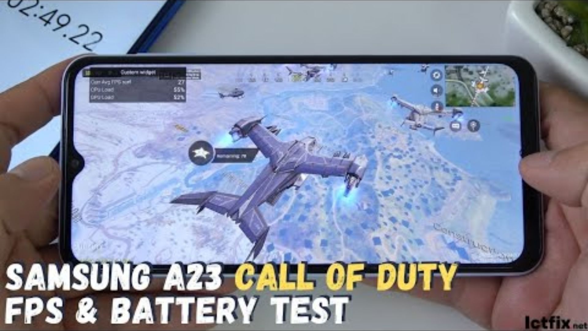 Samsung Galaxy A23 Call Of Duty Gaming Test Exynos 850 90HZ Display