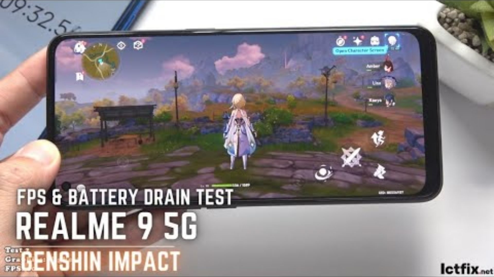 Realme 9 Genshin Impact Gaming Test Snapdragon 680 90Hz Display ICTfix