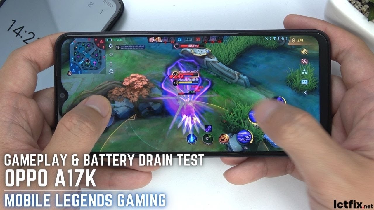 Oppo A K Mobile Legends Gaming Test Helio G Gb Ram Ictfix