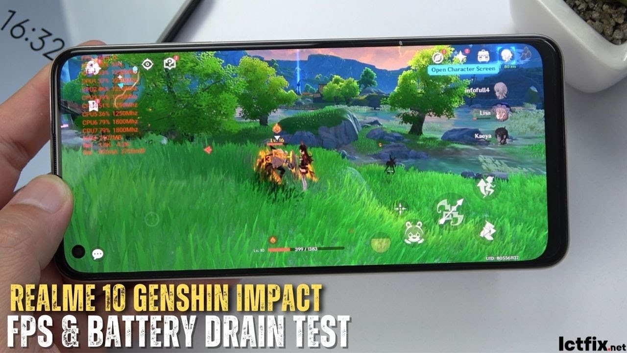 Realme 10 Genshin Impact Gaming Test Helio G99 ICTfix