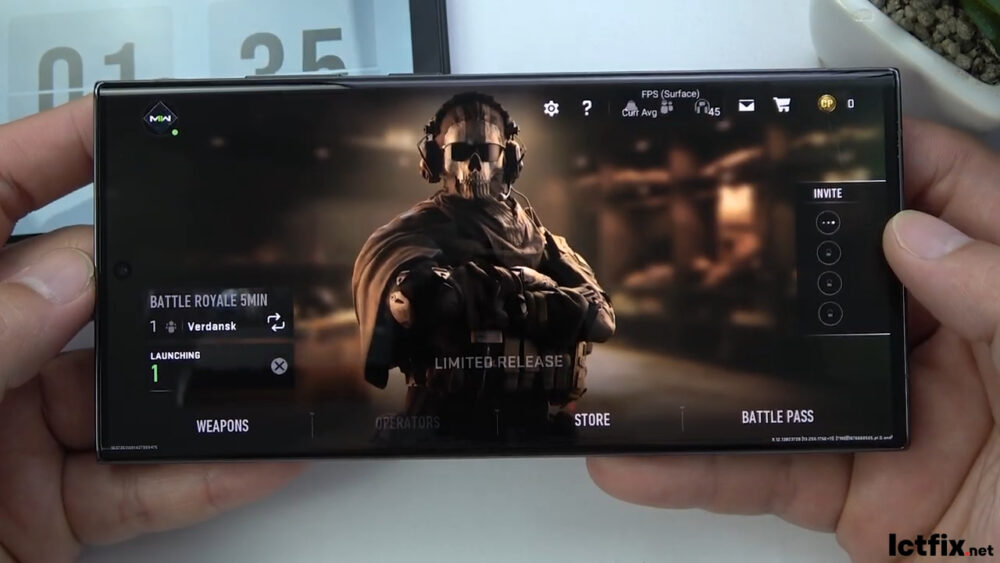 Samsung Galaxy S23 Ultra Call Of Duty Warzone Mobile Gaming Test ICTfix