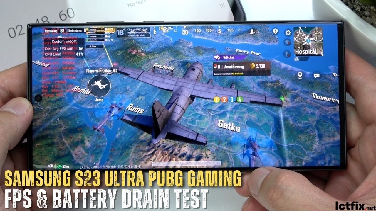 Samsung Galaxy S Ultra Pubg Gaming Test Snapdragon Gen Hz