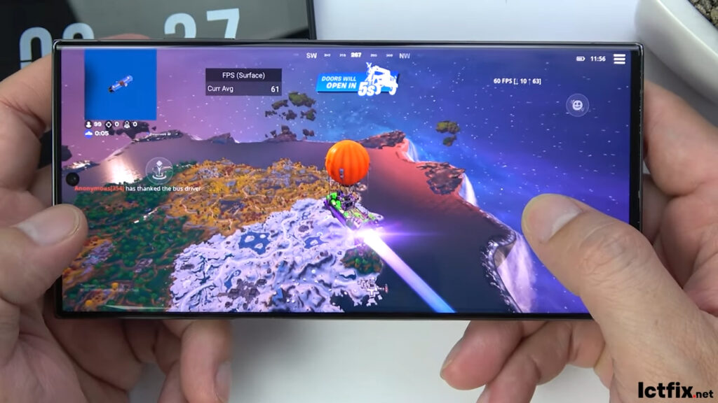 Samsung Galaxy S Ultra Fortnite Gaming Test Ictfix