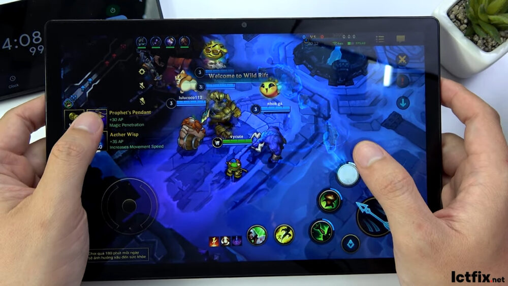 Samsung Galaxy Tab A8 League Of Legends Mobile Wild Rift Gaming Test