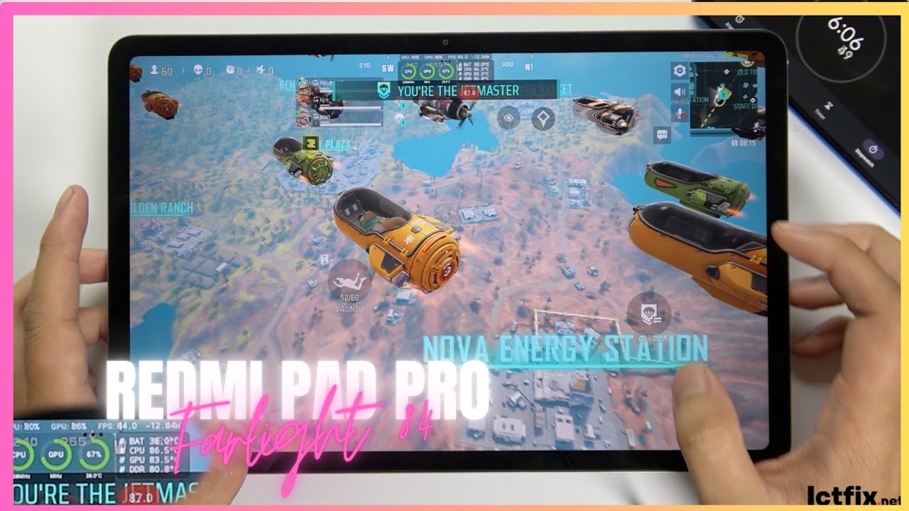 Redmi Pad Pro Farlight Gaming Test Snapdragon S Gen Hz