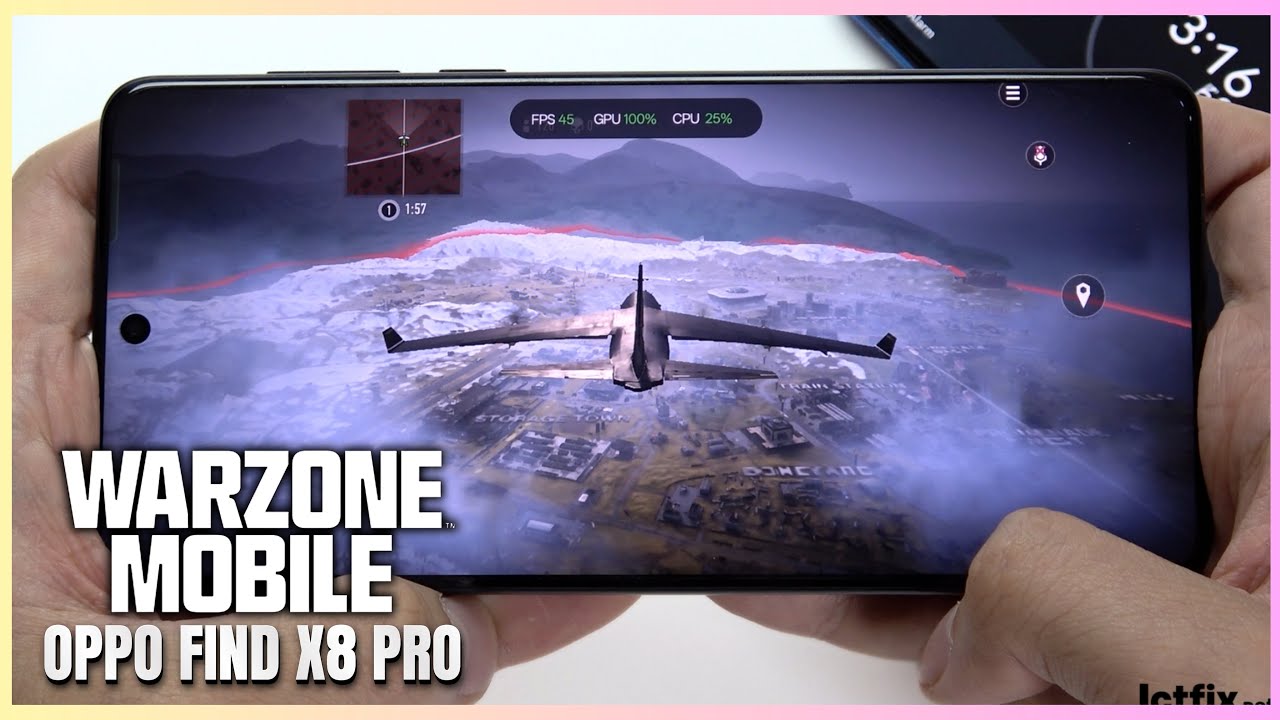 Oppo Find X8 Pro Call Of Duty Warzone Mobile Gaming Test Dimensity