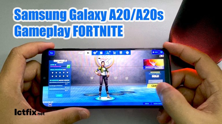 Samsung Galaxy A20/A20s Gameplay Fortnite V20.20.0 - ICTfix