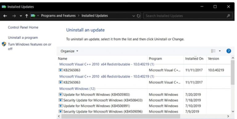 How To Check Windows 10 Update History - ICTfix