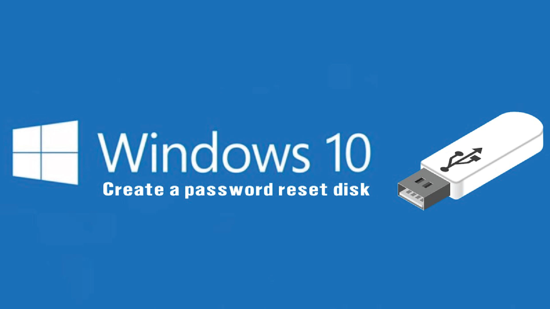 Tidlig det er smukt grænse How to reset password on windows 10 With Password Reset USB - ICTfix