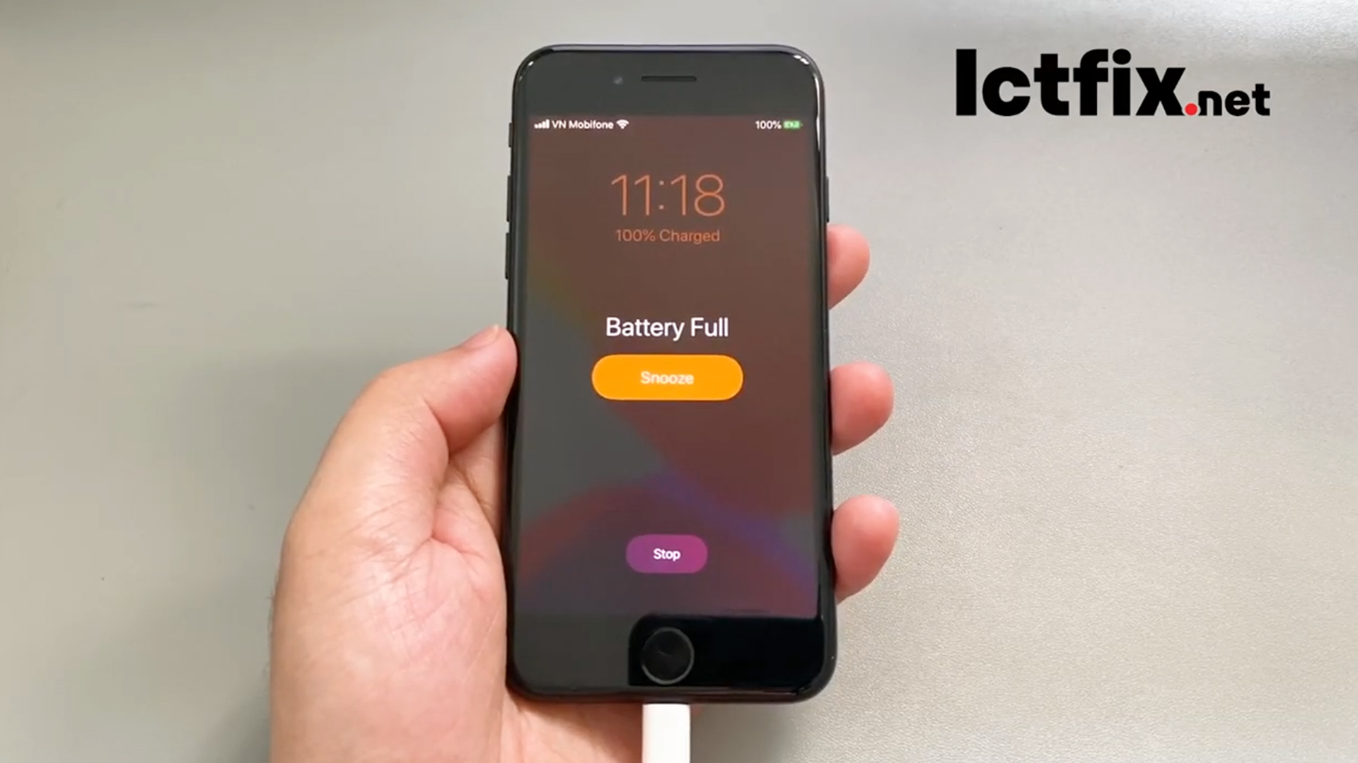 How to Battery Full Alarm iOS ICTfix