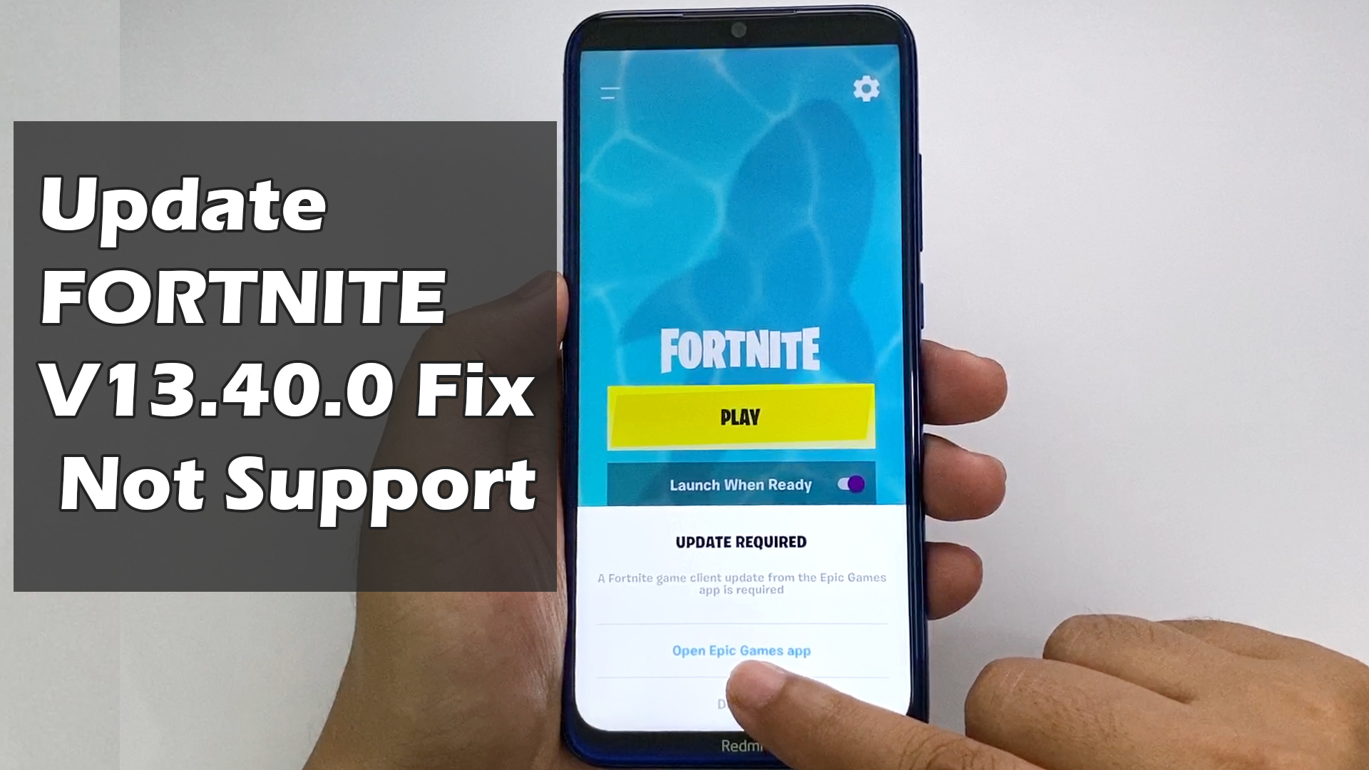 How to Update FORTNITE.apk V13.40.0 Fix Devices NOT ...