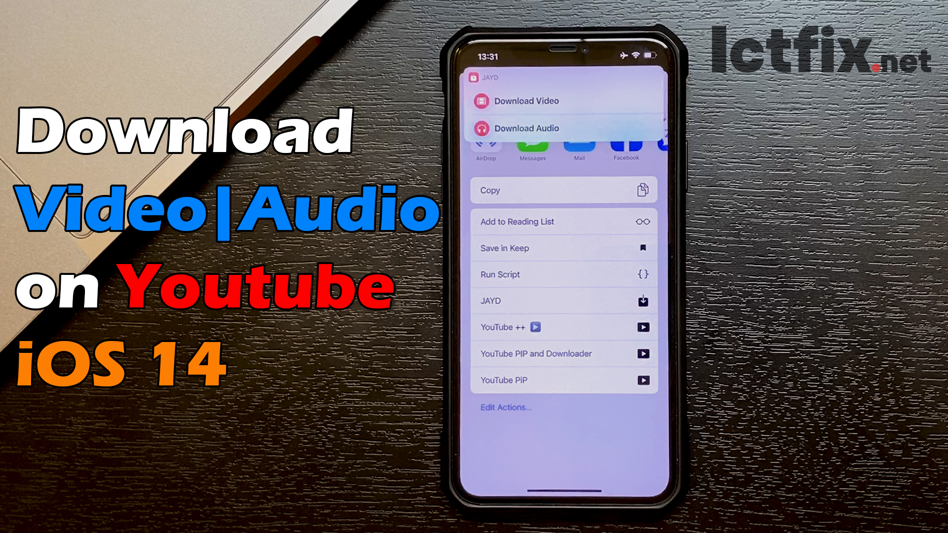 Download Video & Audio From Youtube On iPhone iOS 14  ICTfix