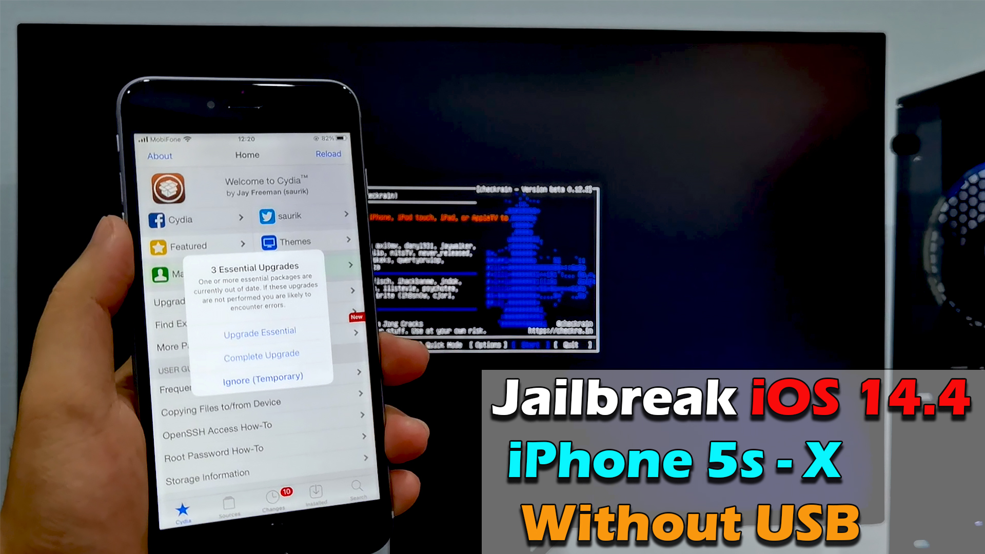 Cydia on iphone without jailbreak