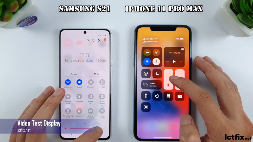 Samsung Galaxy S21 vs iPhone 11 Pro Max | Video test