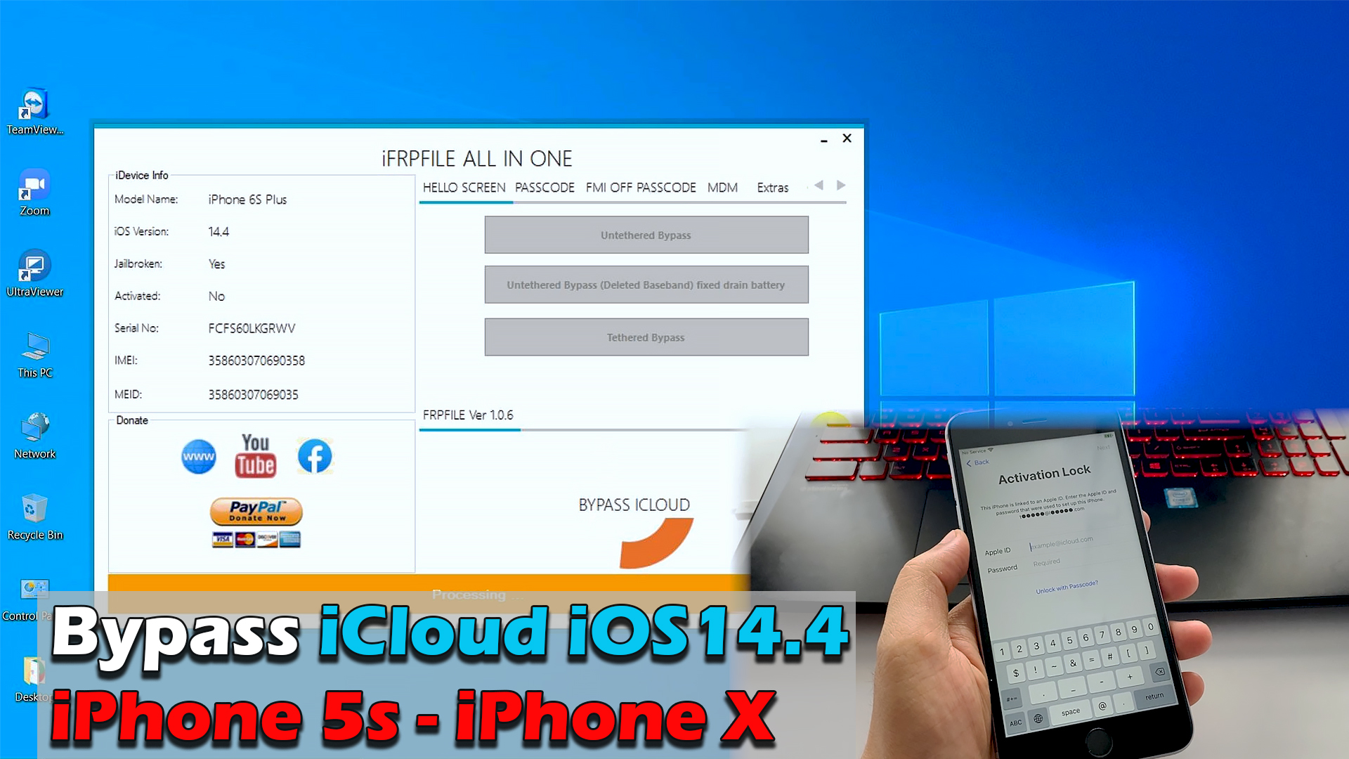 use 3utools to unlock icloud