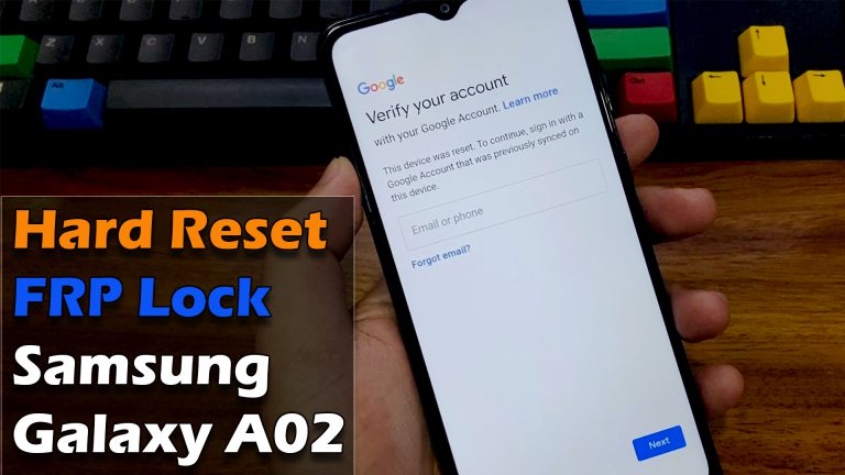 Hard Reset & Bypass FRP Lock Samsung Galaxy A02 | SM-A022F - ICTfix