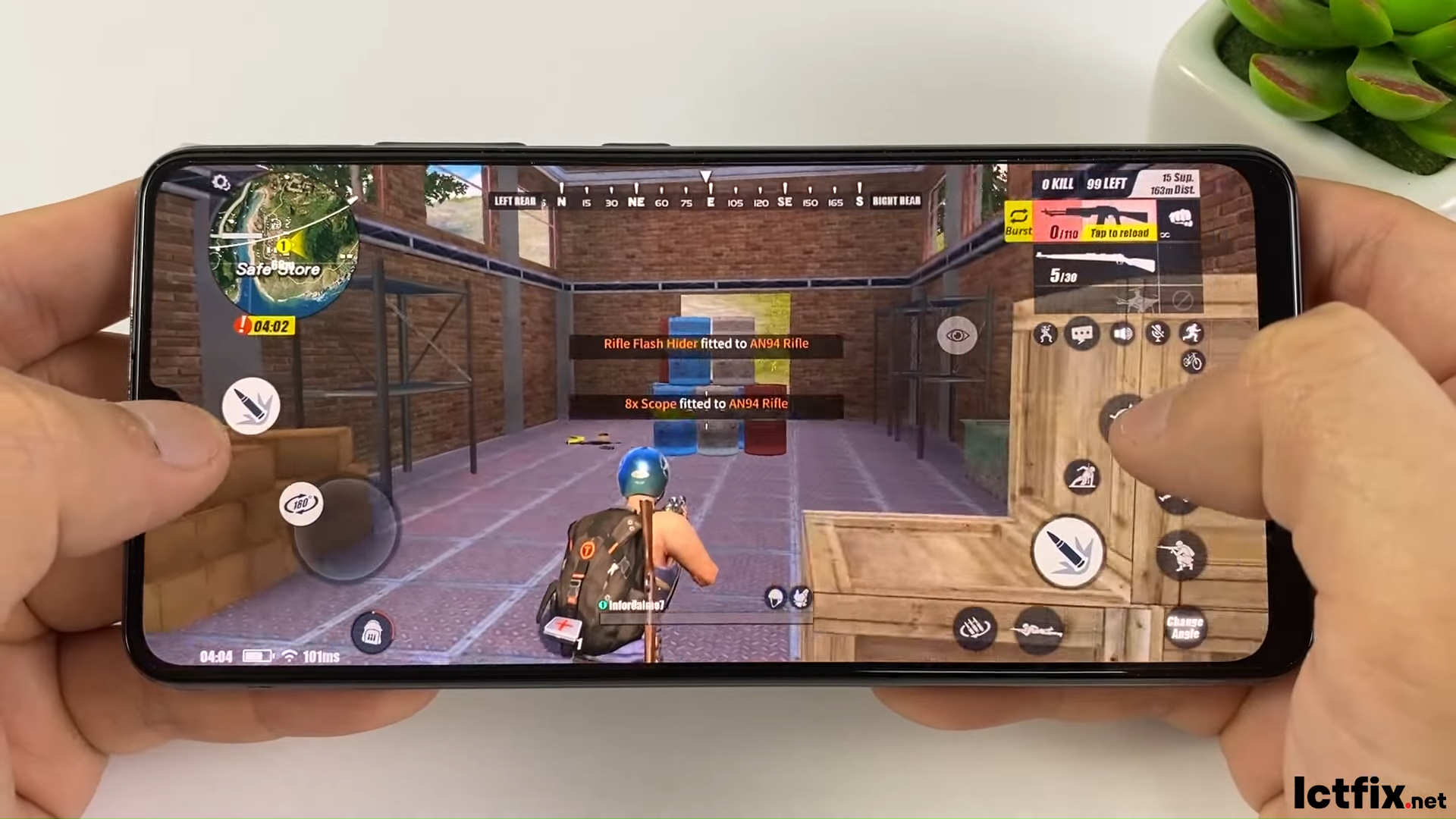 Samsung Galaxy A32 test game Rules Of Survival Ros