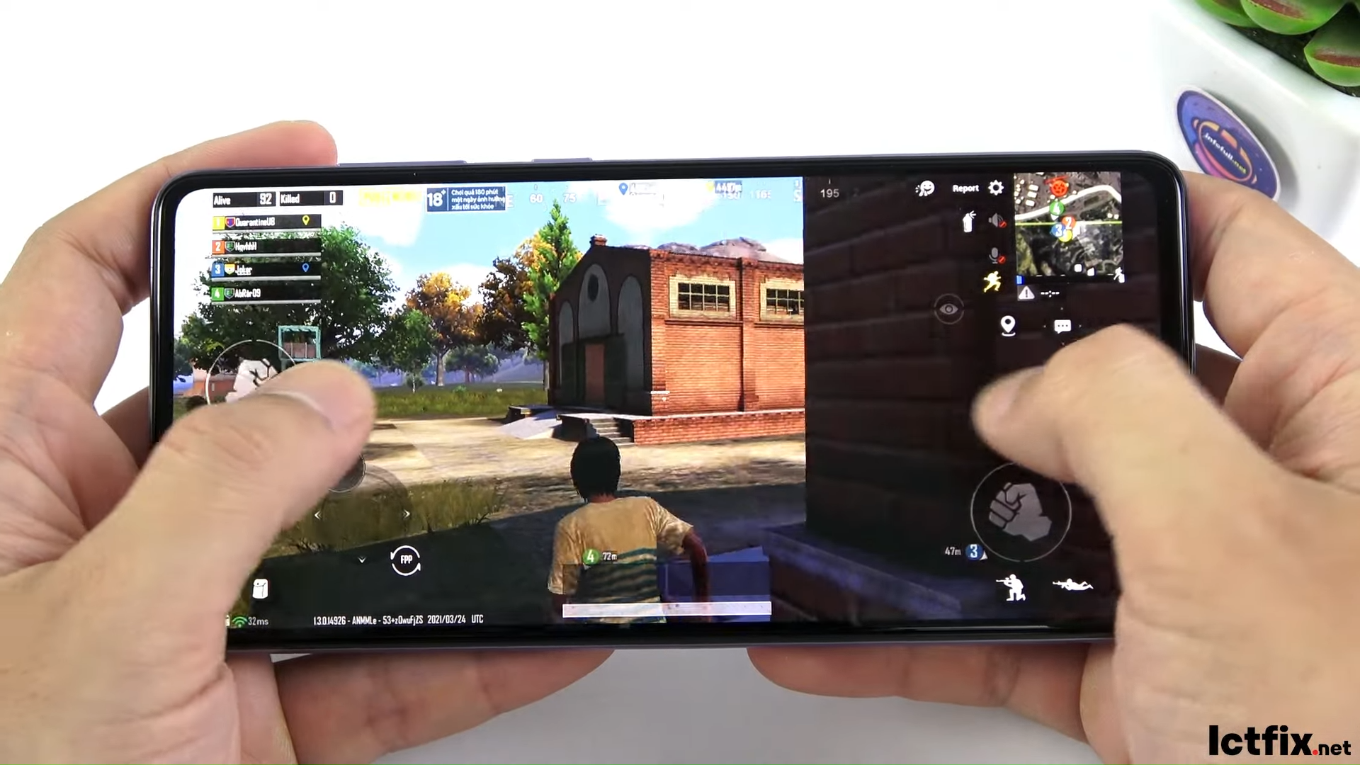 Samsung Galaxy A72 PUBG Mobile Gaming test 