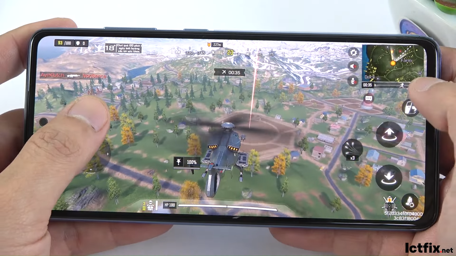Samsung Galaxy A52 Call of Duty Gaming test