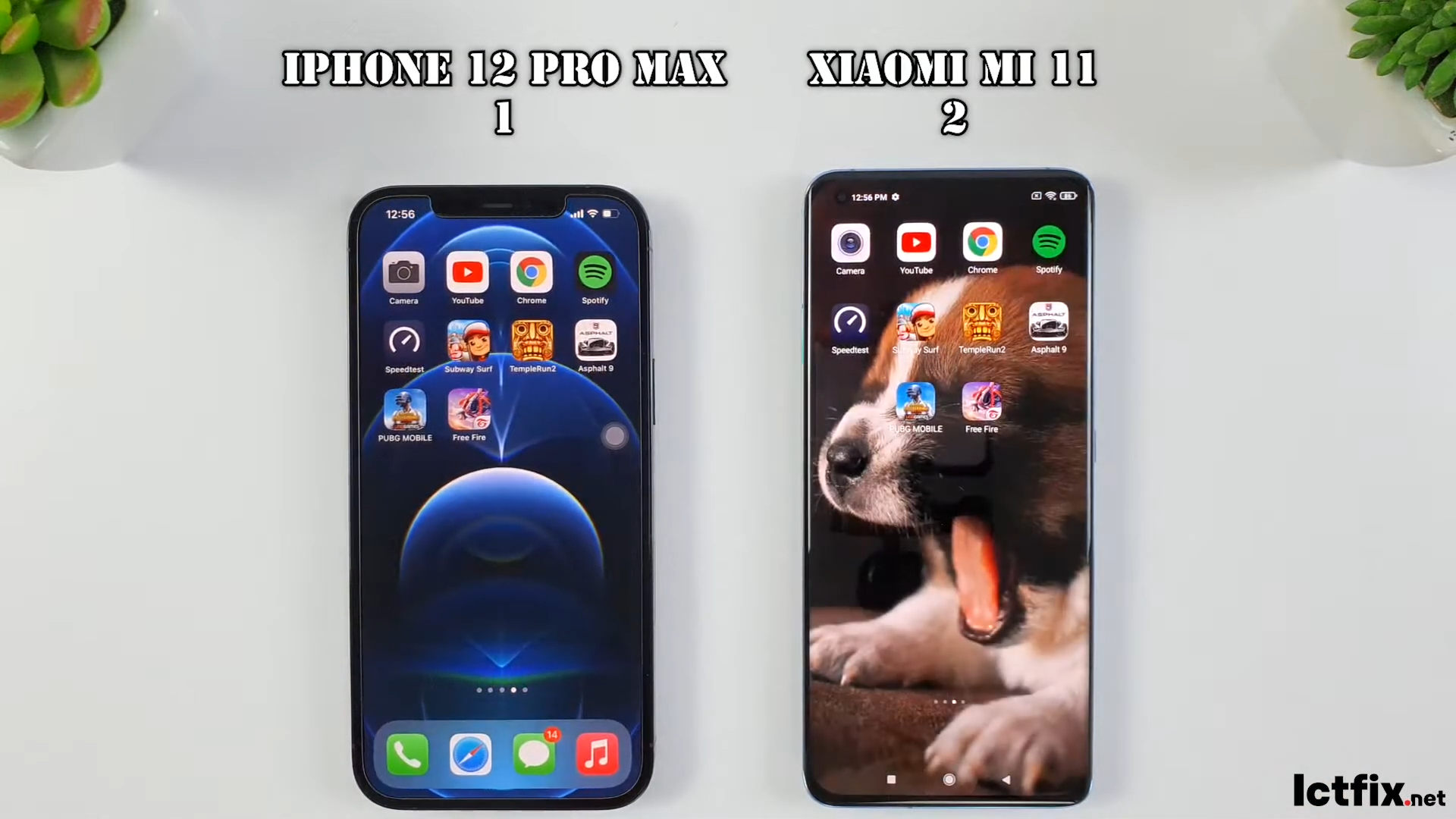 Xiaomi Mi 11 5G vs iPhone 12 Pro Max 