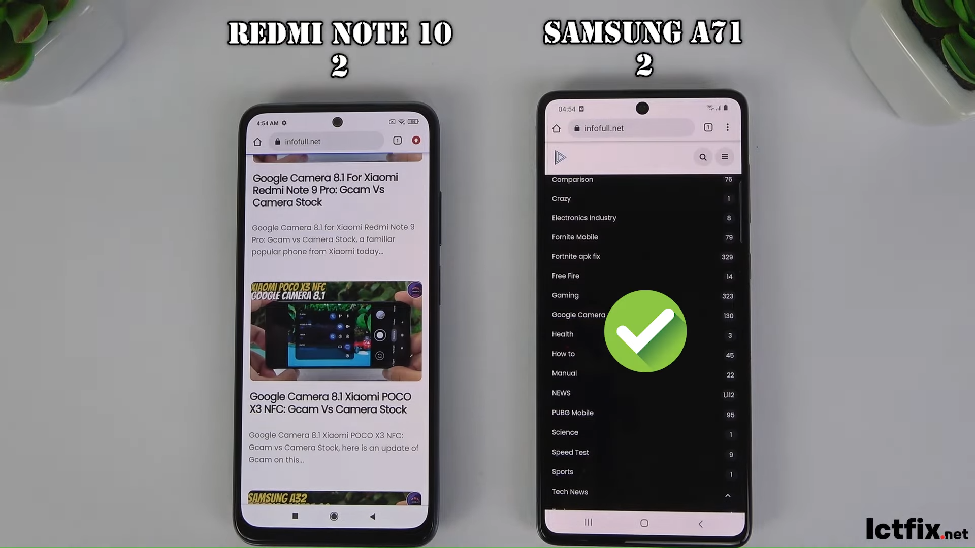 Xiaomi Redmi Note 10 vs Samsung Galaxy A71