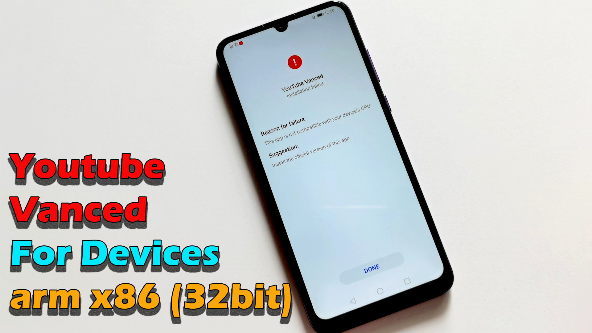 Youtube Vanced For Devices Armx86 32bit Ictfix