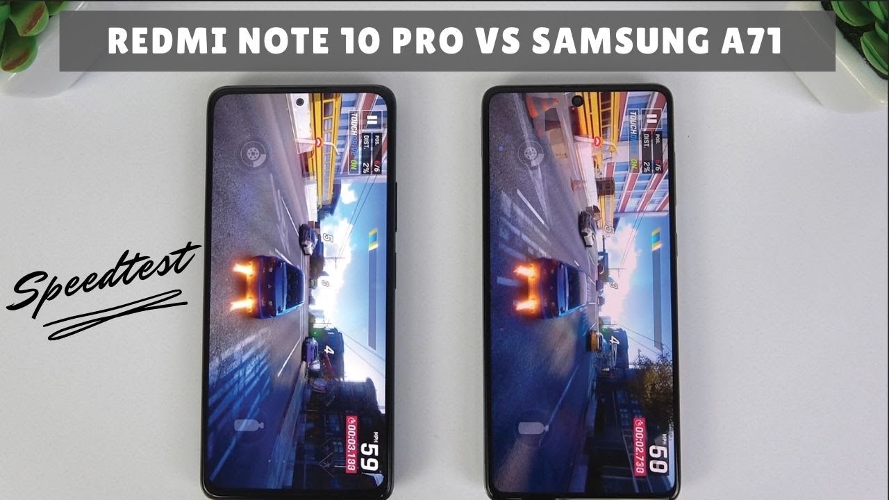 Redmi Note 10 Pro vs Samsung Galaxy A71 Fingerprint Test