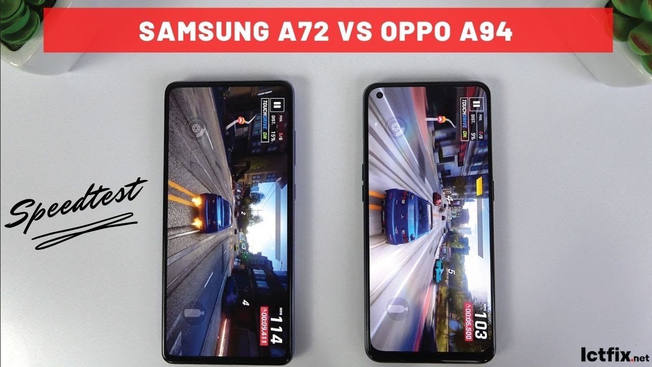 Samsung Galaxy A72 Vs Oppo A94 Snapdragon 720g Vs Helio P95 Speedtest Camera Comparison Ictfix 2566