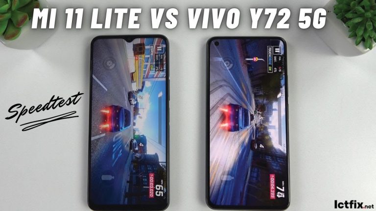 Xiaomi Mi 11 Lite vs Vivo Y72 5G Snapdragon 732G vs