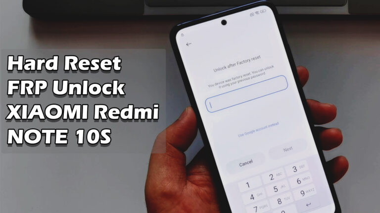 hard reset xiaomi note 10 s