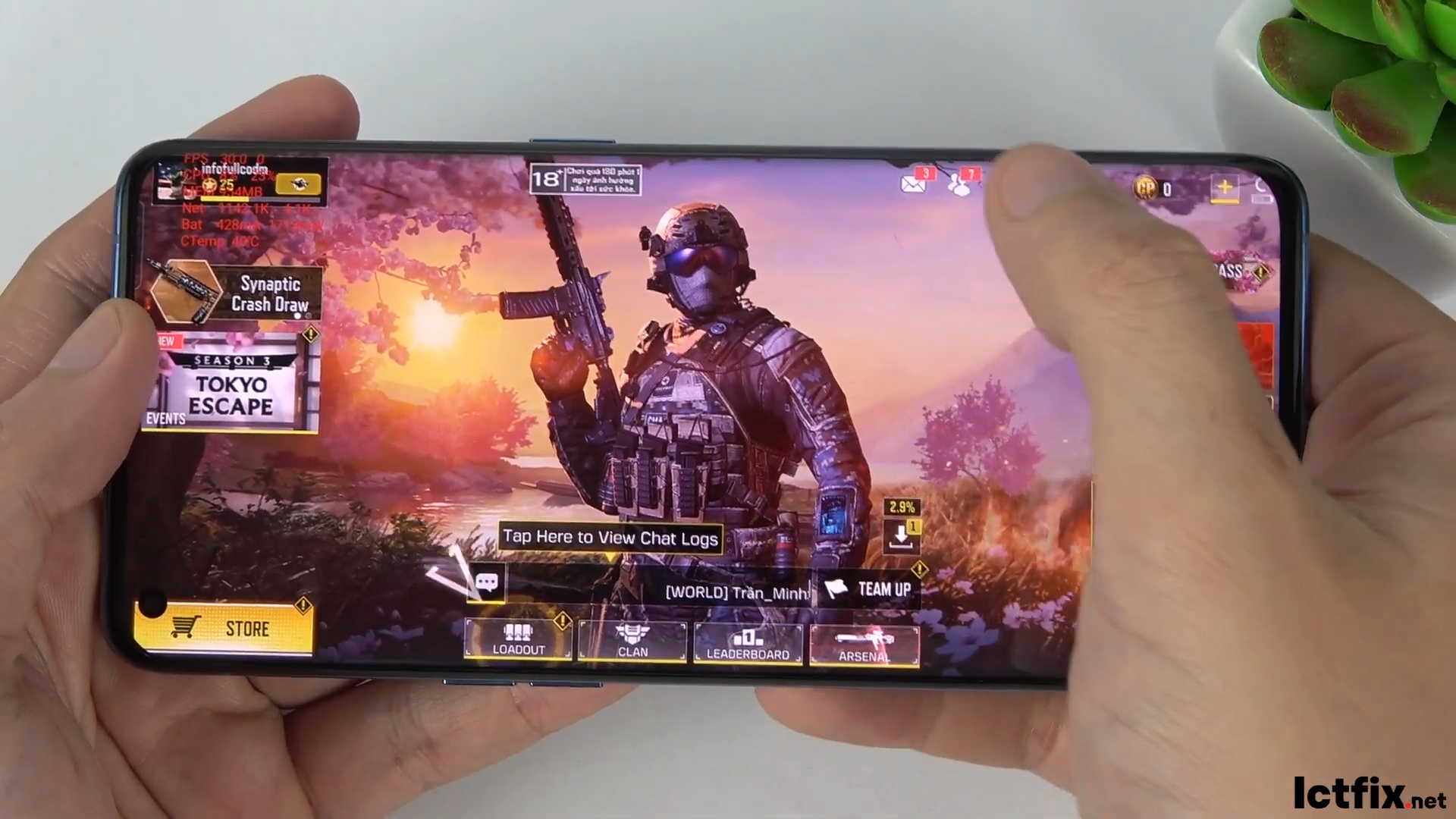 Oppo Find X3 Pro Call of Duty Gaming test