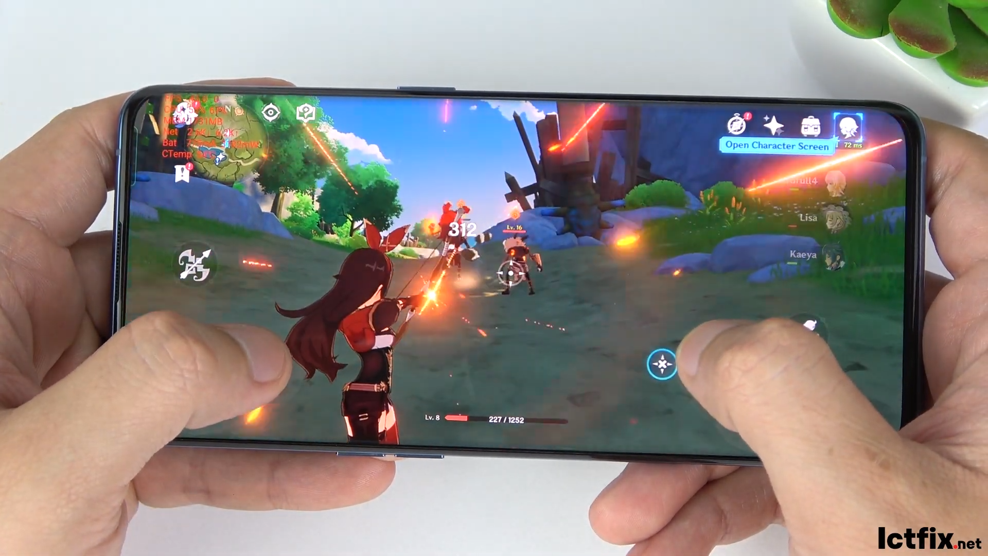 Oppo Find X3 Pro Genshin Impact Gaming test