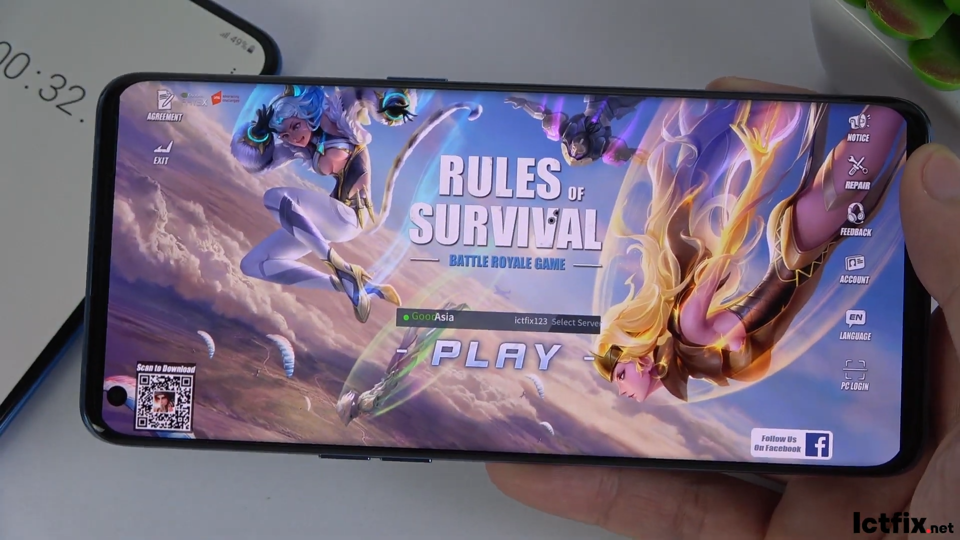 Oppo Find X3 Pro test game Rules Of Survival Ros 