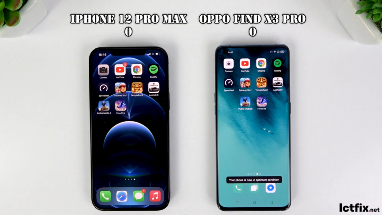 Oppo Find X3 Pro vs iPhone 12 Pro Max Snapdragon 888 vs