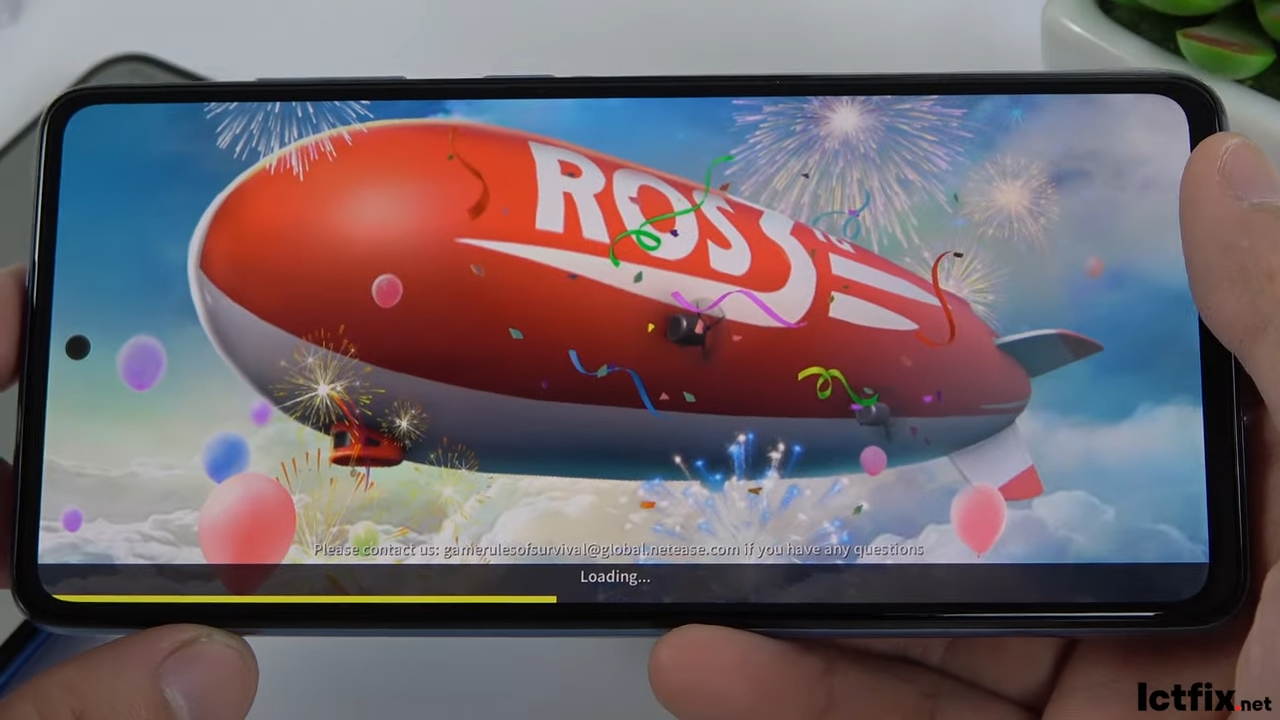 Samsung Galaxy A52 test game Rules Of Survival ROS