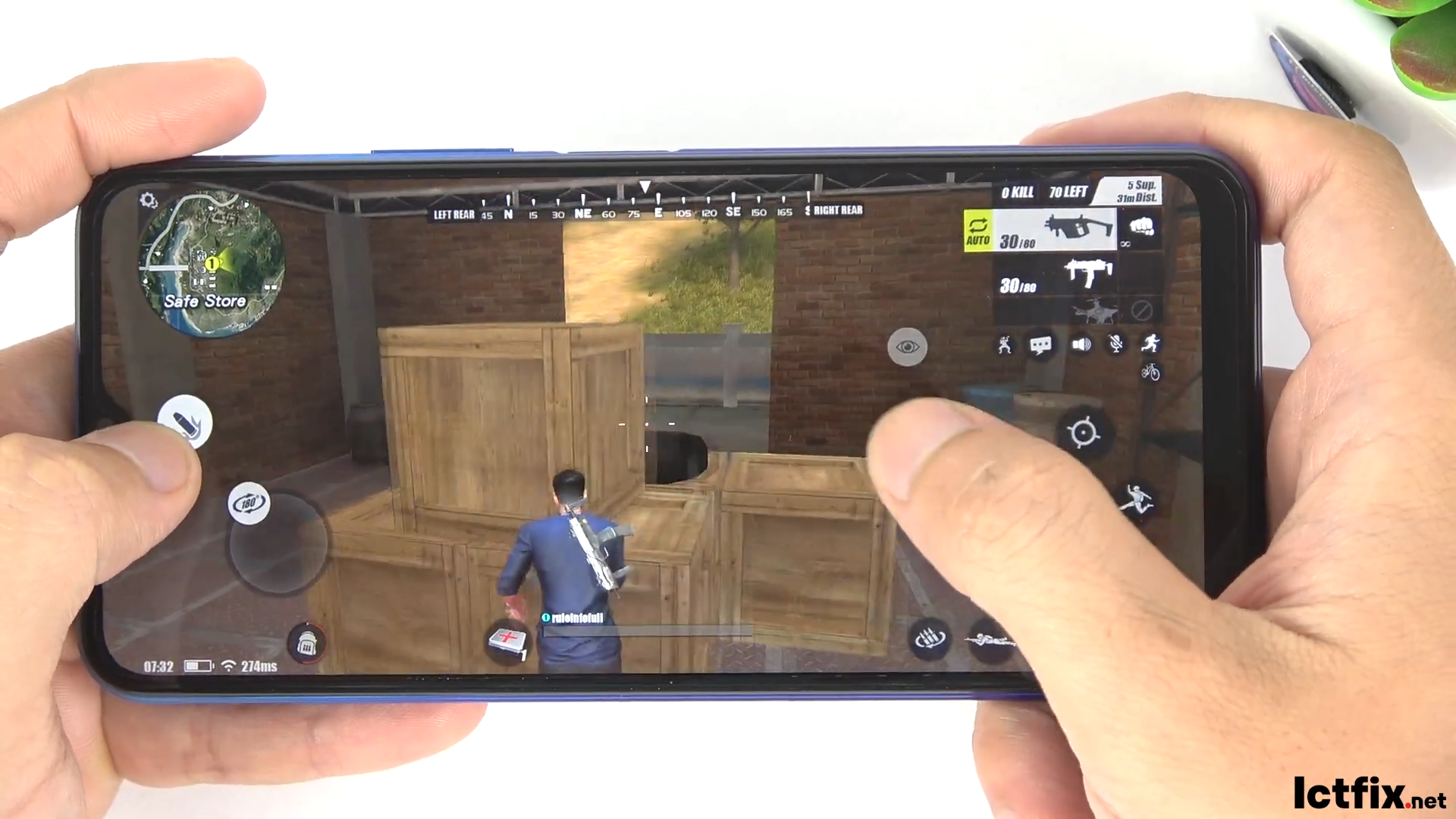 Vivo Y20 2021 test game Rules Of Survival Ros
