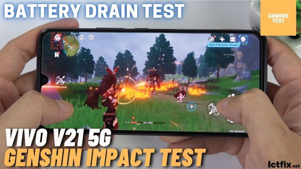 Vivo V21 5G Genshin Impact Gaming test