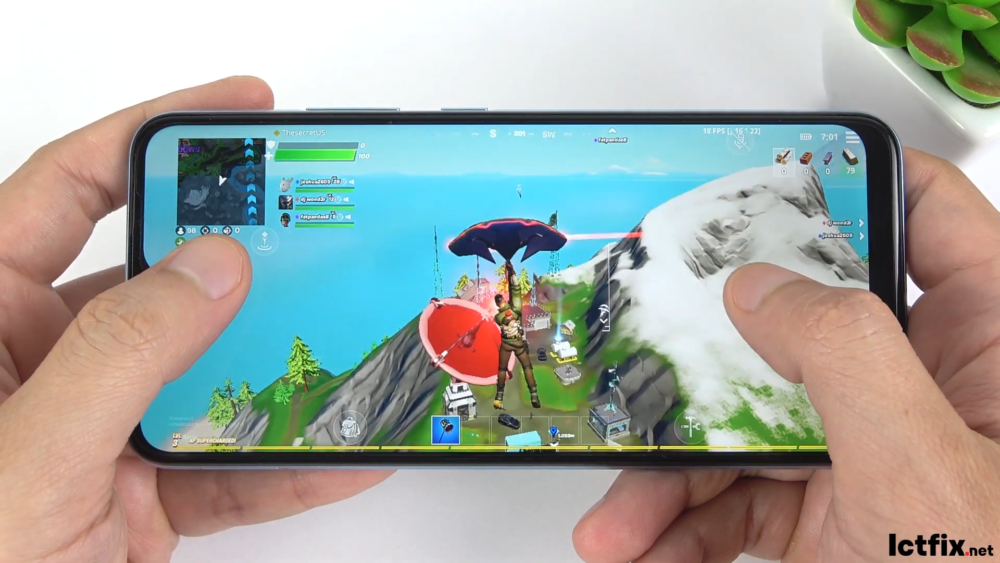 Realme C21Y test game Fortnite Mobile | Spreadtrum T610, 4GB RAM - ICTfix