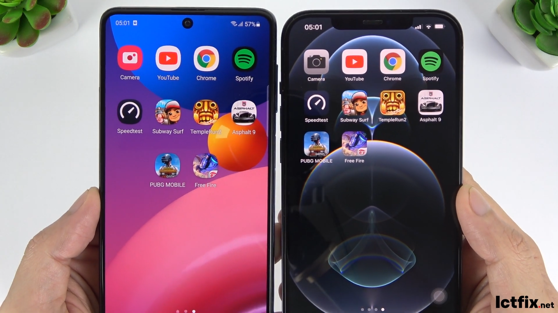 iPhone 12 Pro Max vs Samsung Galaxy M51