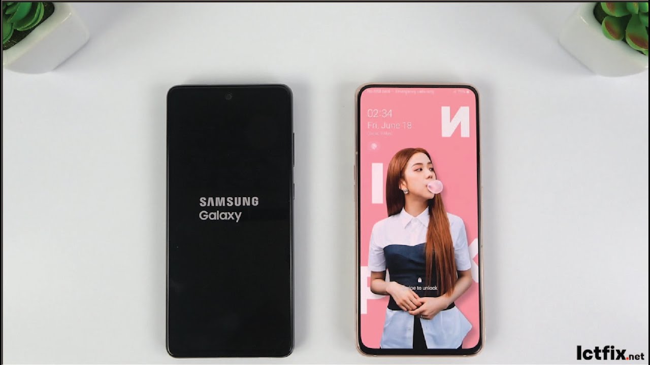 Samsung Galaxy A72 Vs Samsung Galaxy A80 Video Test Display