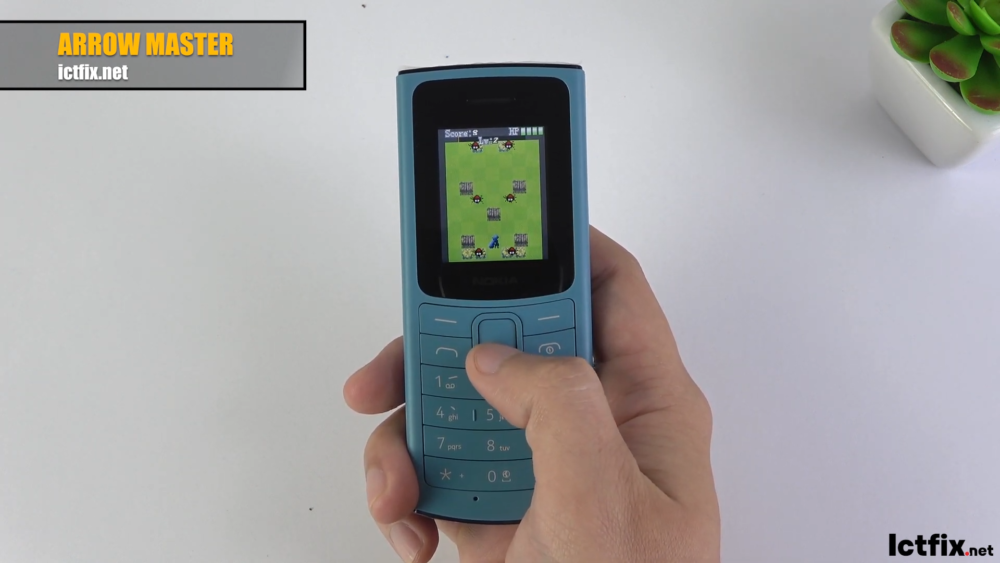 Nokia 110 4G Test Game Unisoc T107 RAM 128 MB Snake Nitro Racing 