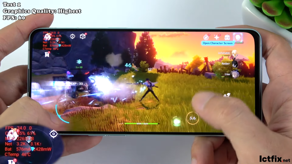 Oppo Reno 6 5G Genshin Impact Gaming test Max Setting | Dimensity 900 ...