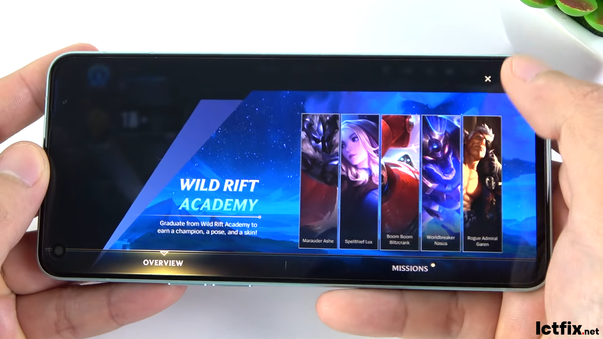 Oppo Reno 6 5G test game League of Legends Mobile