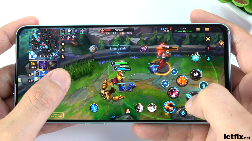 Oppo Reno 6 5G test game League of Legends Mobile Wild Rift | Dimensity ...