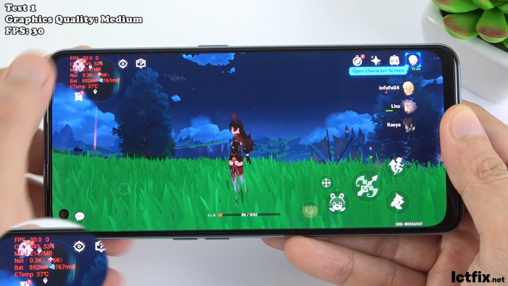 Oppo Reno6 Z 5G Genshin Impact Gaming test | Dimensity 800U, RAM 8GB ...