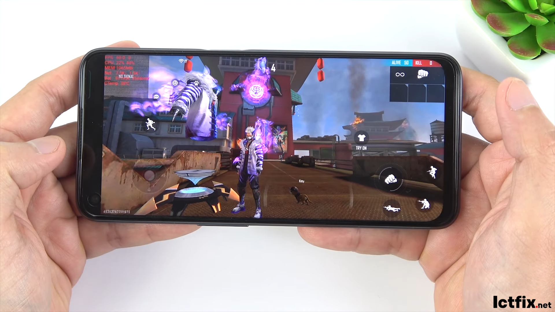 Realme 8 5G Free Fire Gaming test