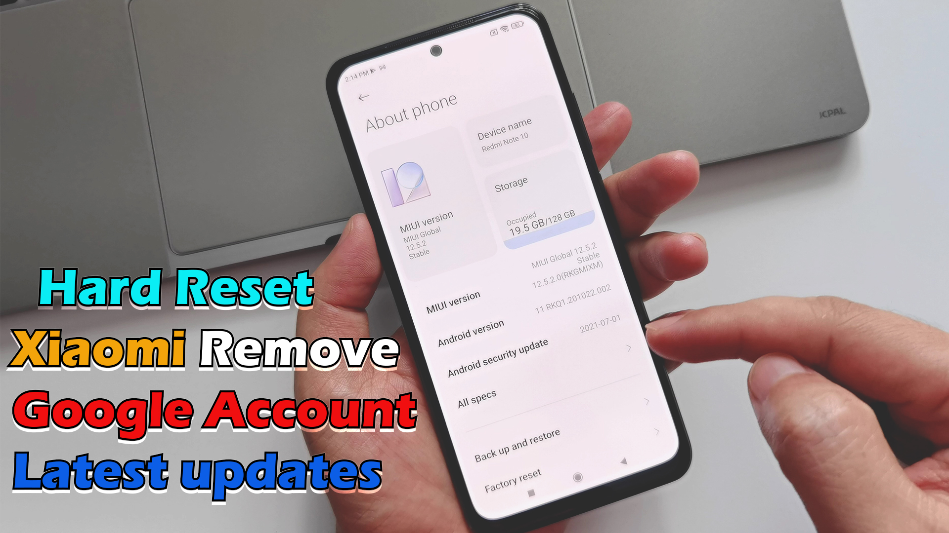 Hard Reset & Remove Google Accont on Xiaomi Latest updates - ICTfix