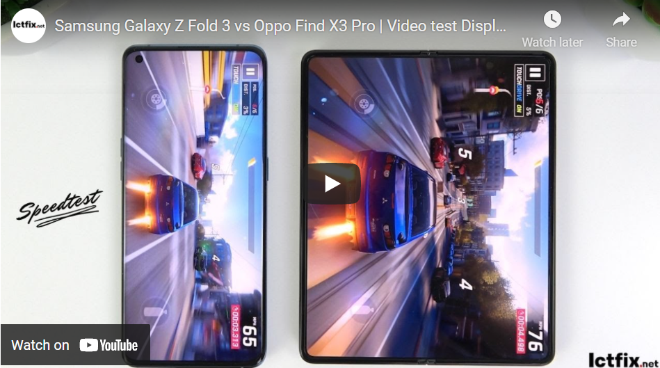 Samsung Galaxy Z Fold 3 vs Oppo Find X3 Pro