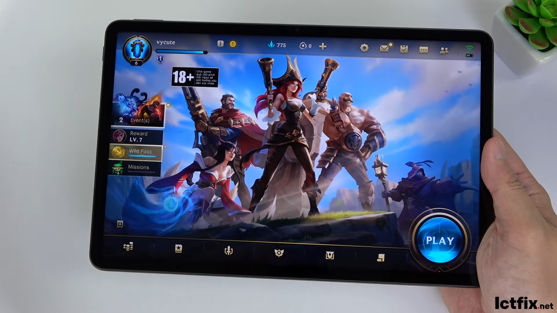 Huawei Matepad 11 League of Legends Mobile Gaming test