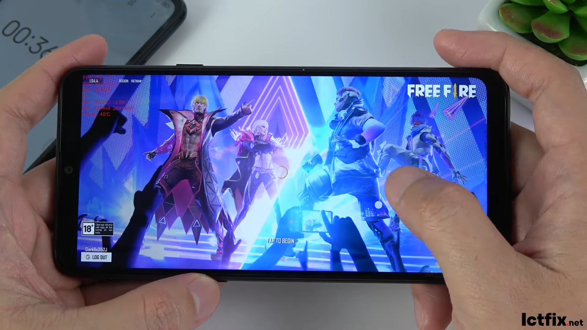 Samsung Galaxy A20s Free Fire Gaming test 